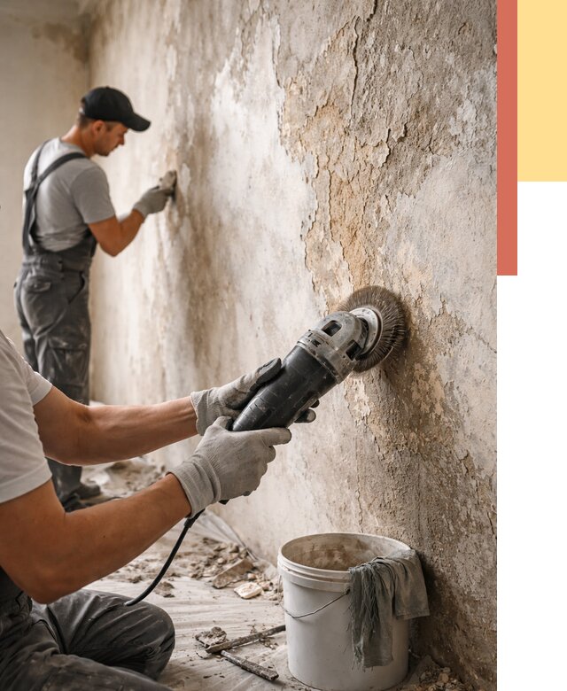 Снятие и удаление краски со стен в Балаково от 2137 руб. — ОТДЕЛОЧНИК-Блк