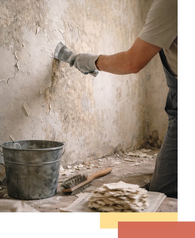 Удаление старой краски со стен в Балаково качественно и быстро