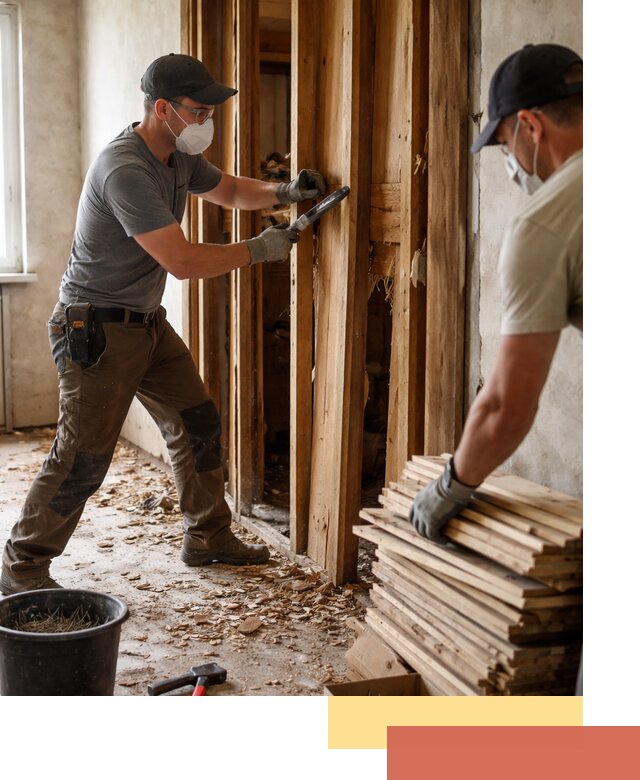 Демонтаж деревянных перегородок в Балаково быстро и аккуратно