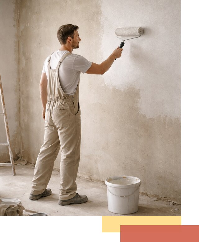 Грунтовка стен под отделку в Балаково профессиональным раствором