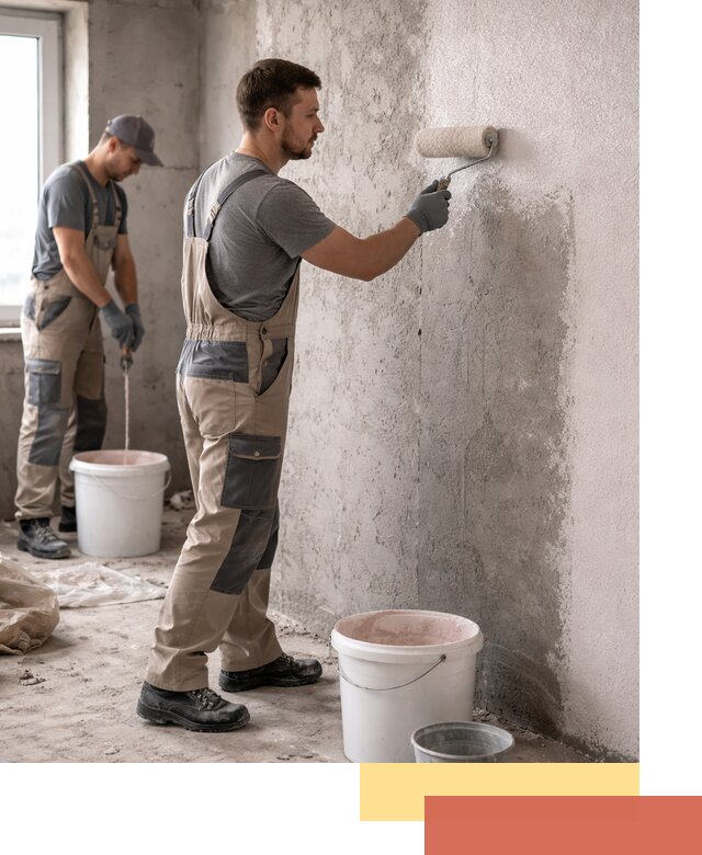 Нанесение бетоноконтакта на стены в Балаково для последующей отделки