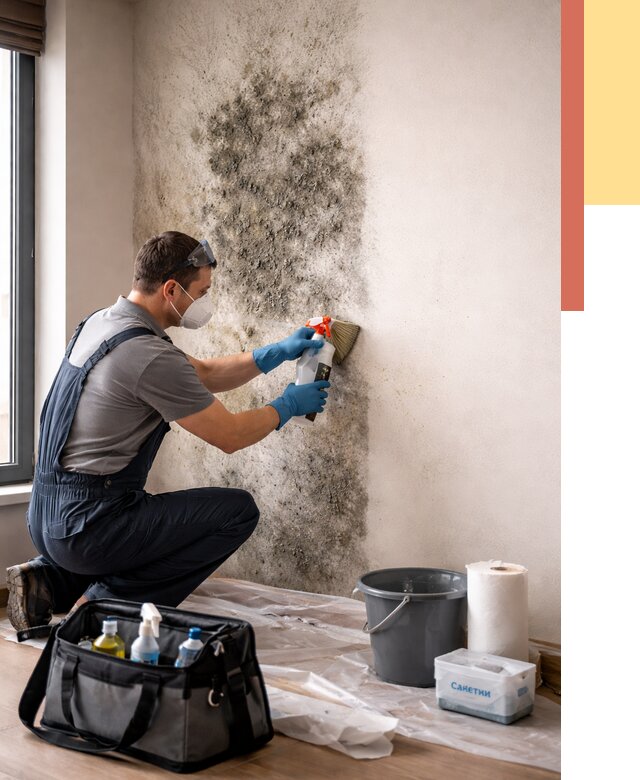 Удаление плесени со стен в Балаково от 2188 руб. — быстро и недорого | ОТДЕЛОЧНИК-Блк
