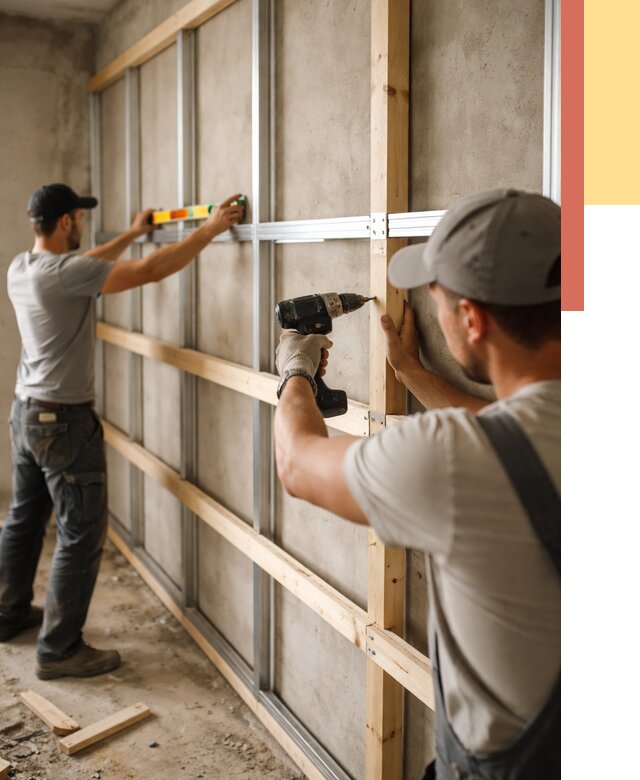 Устройство обрешетки под панели в Балаково от 2137 руб. — монтаж под ключ | ОТДЕЛОЧНИК-Блк