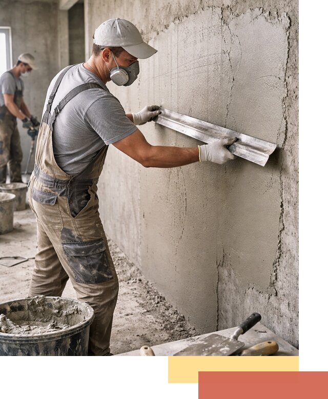 Штукатурка бетонных стен в Балаково качественно и долговечно