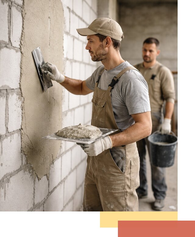 Штукатурка стен из газобетона в Балаково под ключ