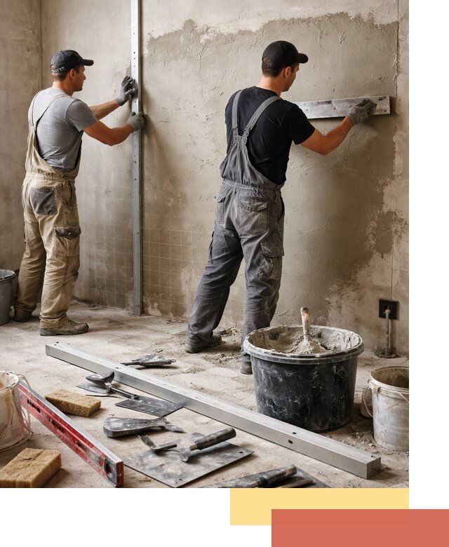 Профессиональная штукатурка стен под плитку в Балаково