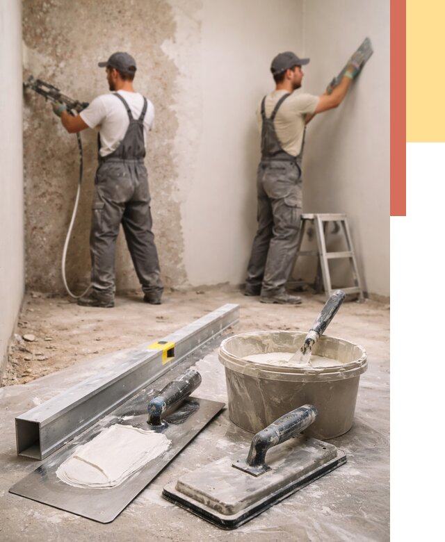 Штукатурка стен под обои в Балаково от 4580 руб./м2 — выравнивание под обои | ОТДЕЛОЧНИК-Блк