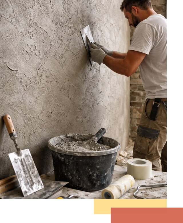 Декоративная штукатурка лофт в Балаково — отделка стен и потолков