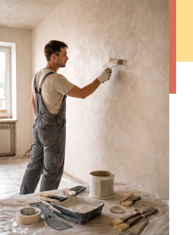 Нанесение лессирующей краски по декоративке в Балаково от 1781 руб. | ОТДЕЛОЧНИК-Блк