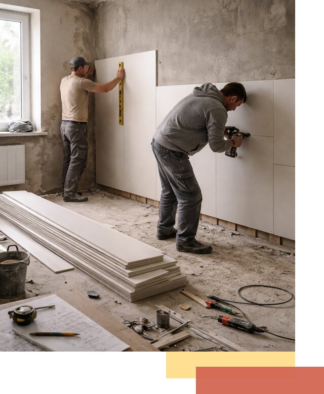 Монтаж ПВХ панелей на стены в Балаково качественно и быстро