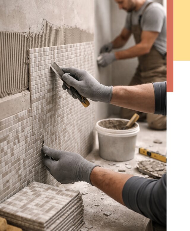 Облицовка стен мозаикой в Балаково от 3257 руб/м2 — укладка мозаики на стены | ОТДЕЛОЧНИК-Блк