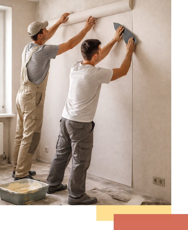 Поклейка виниловых обоев в Балаково профессионально и качественно