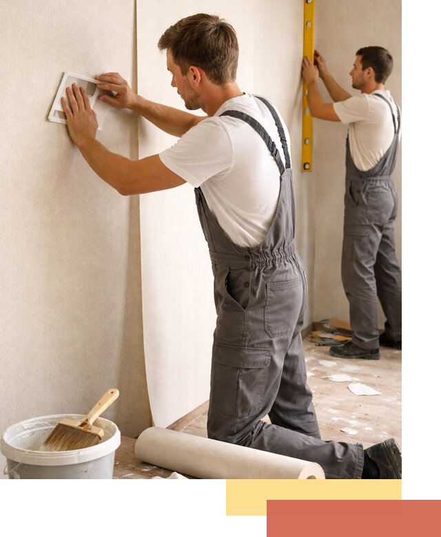 Поклейка бумажных обоев в Балаково качественно и недорого