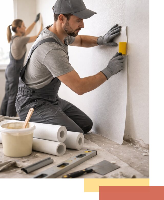 Поклейка стеклообоев профессионально в Балаково