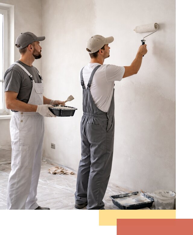 Покраска стен водоэмульсионной краской в Балаково