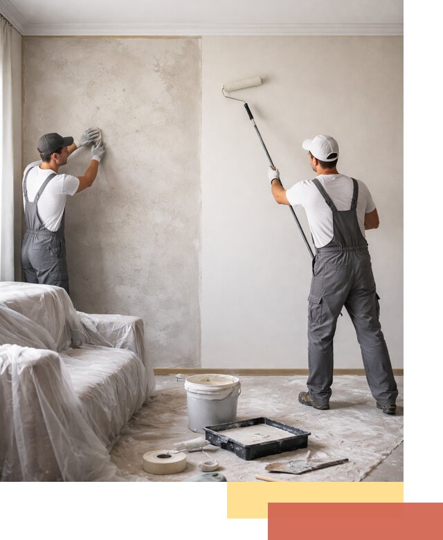 Покраска стен антивандальной краской в Балаково