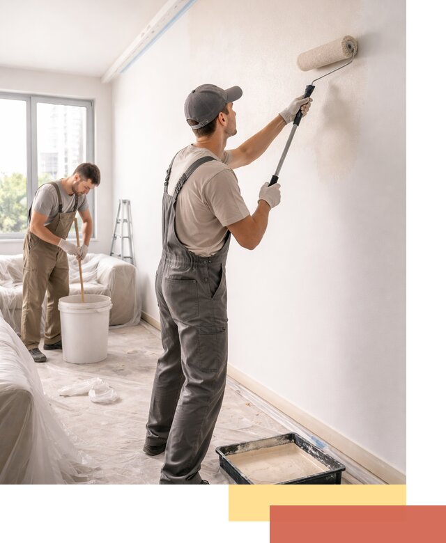 Покраска стен в офисе в Балаково — быстрый и качественный ремонт