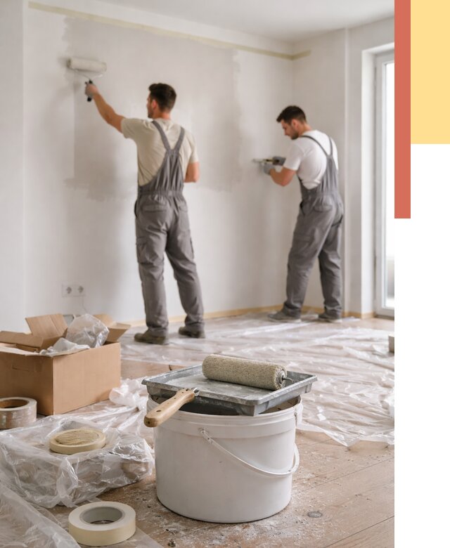 Покраска стен в квартире в Балаково от 2544 руб/м2 — быстро и недорого | ОТДЕЛОЧНИК-Блк