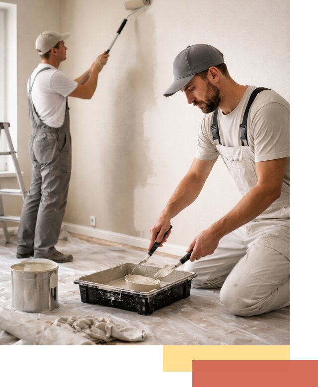 Покраска стен в квартире в Балаково — профессионально и аккуратно