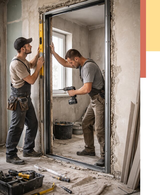 Закладка дверного проема в Балаково от 3562 руб. — быстро и недорого | ОТДЕЛОЧНИК-Блк