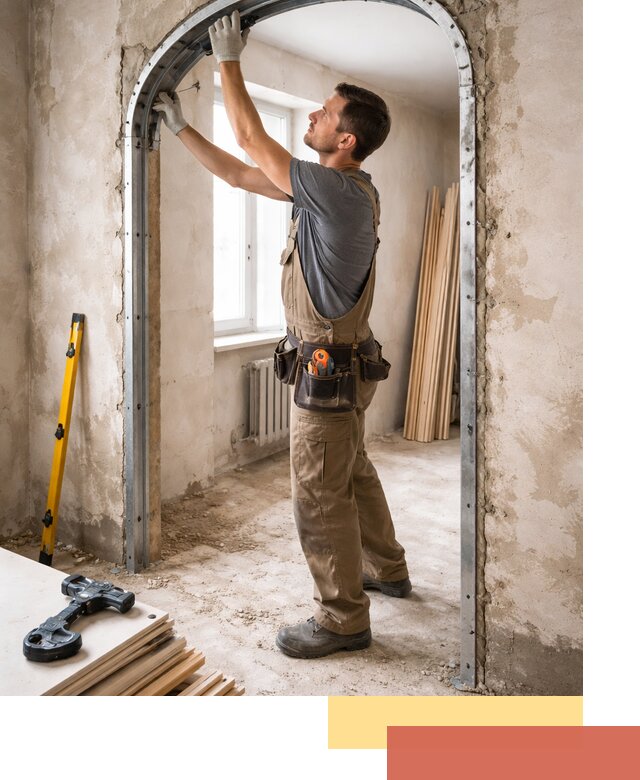 Устройство арочного проема в Балаково под ключ