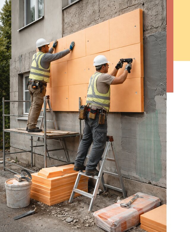 Утепление стен пеноплексом в Балаково от 1883 руб./м2 — быстро и недорого | ОТДЕЛОЧНИК-Блк