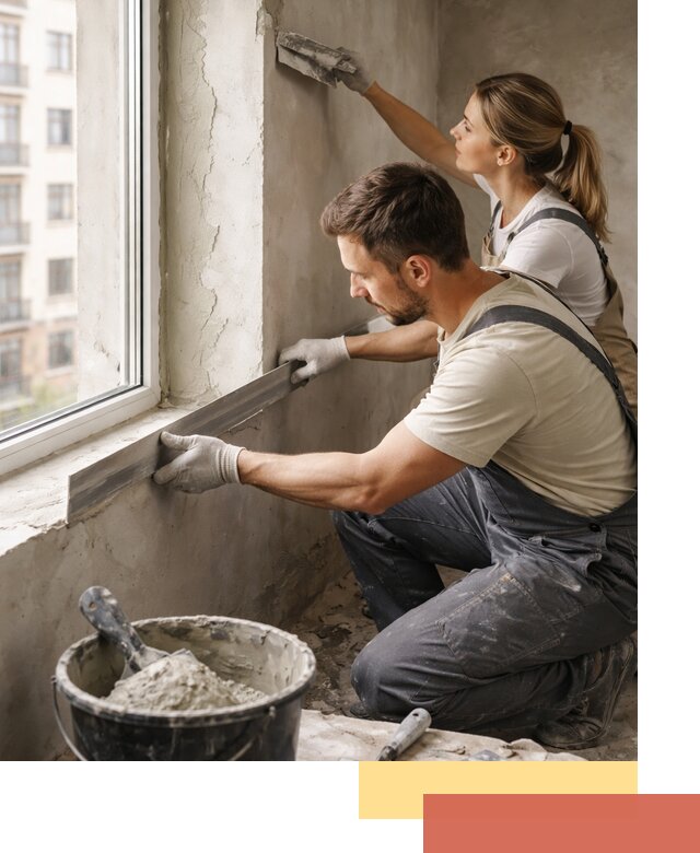 Штукатурка откосов дверей и окон профессионально в Балаково