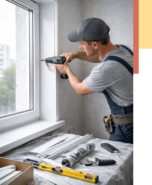 Установка пластиковых откосов в Балаково от 2290 руб. | ОТДЕЛОЧНИК-Блк монтаж, быстро и недорого