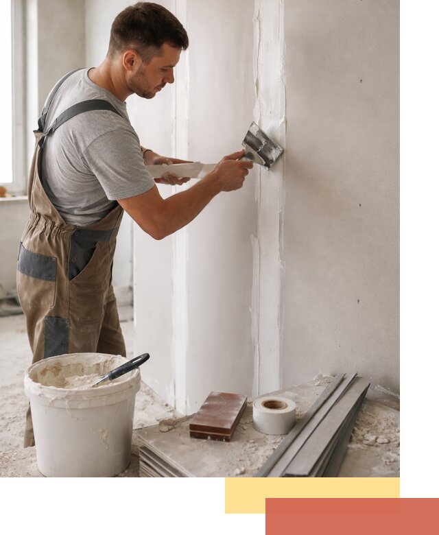 Шпаклевка перегородок из гипсокартона в Балаково качественно и быстро