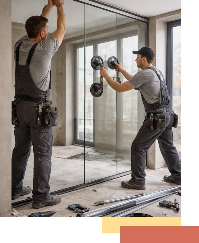 Цельностеклянные перегородки под ключ в Балаково