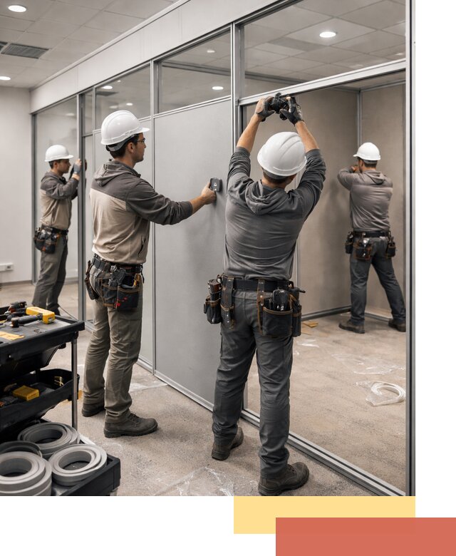 Мобильные офисные перегородки под ключ в Балаково