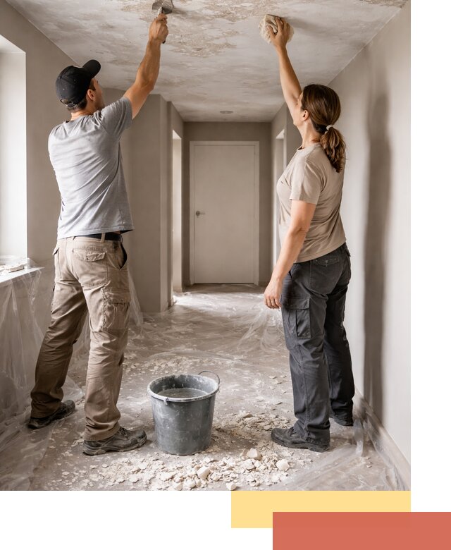 Удаление побелки с потолка в Балаково — быстро и аккуратно