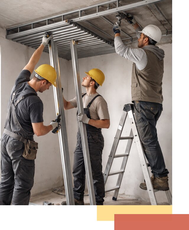 Монтаж реечного потолка под ключ в Балаково