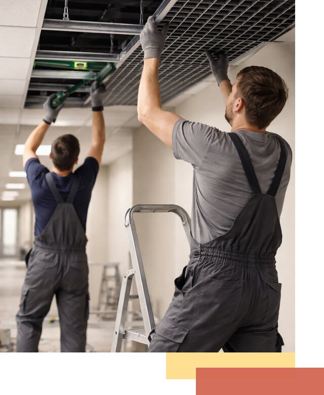 Монтаж потолка Грильято в Балаково: установка под ключ качественно