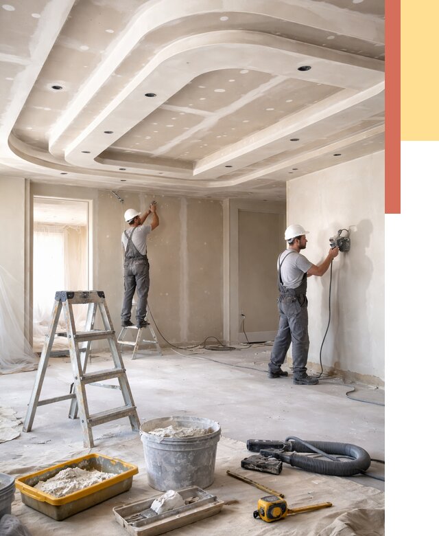 Многоуровневый потолок из гипсокартона в Балаково от 763 руб. под ключ | ОТДЕЛОЧНИК-Блк