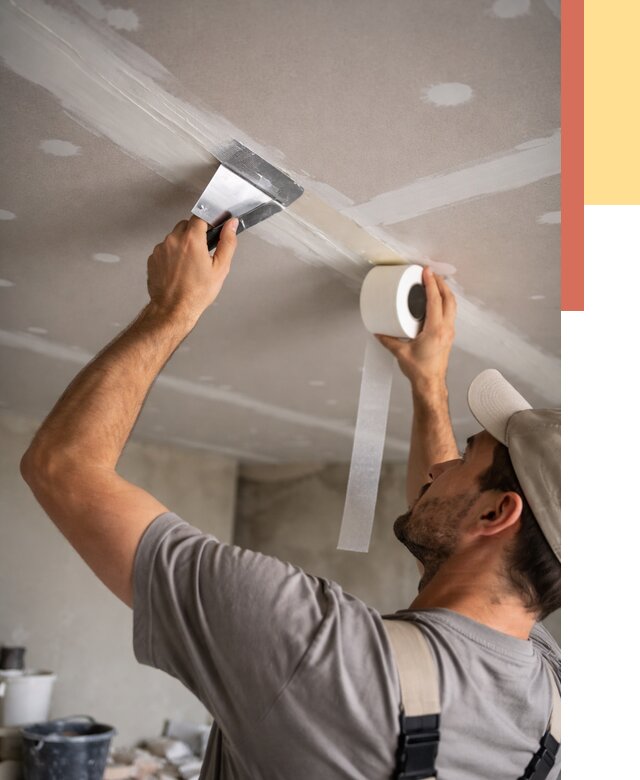 Обработка швов потолка ГКЛ в Балаково от 7633 руб. под ключ | ОТДЕЛОЧНИК-Блк