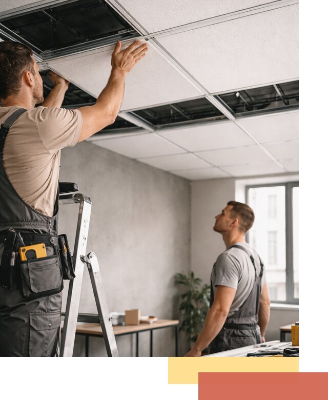 Монтаж потолочной плитки в Балаково качественно и в срок