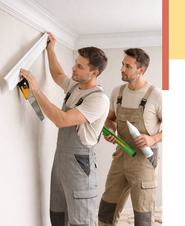 Монтаж потолочного плинтуса в Балаково от 2341 руб. — быстро и недорого | ОТДЕЛОЧНИК-Блк