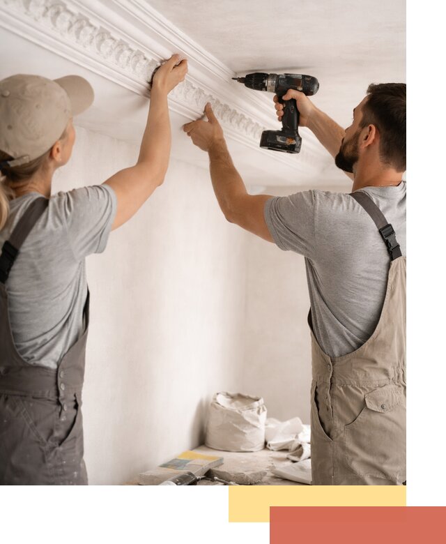 Профессиональный монтаж лепнины на потолок в Балаково