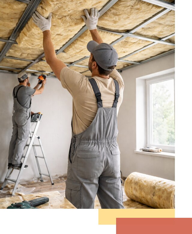 Утепление потолка под ключ в Балаково качественно и быстро