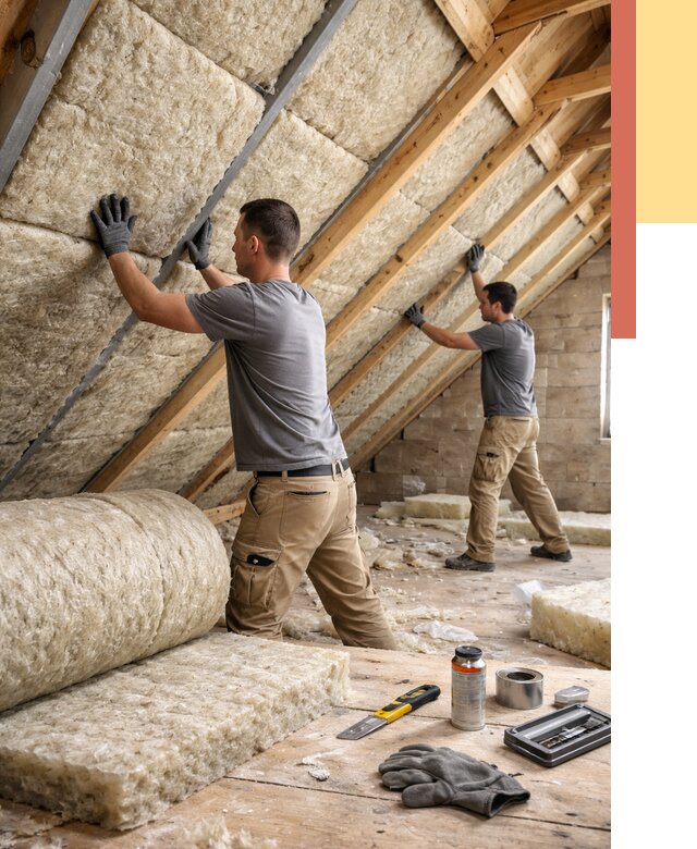 Утепление потолка минватой в Балаково от 1476 руб. — быстро и недорого | ОТДЕЛОЧНИК-Блк