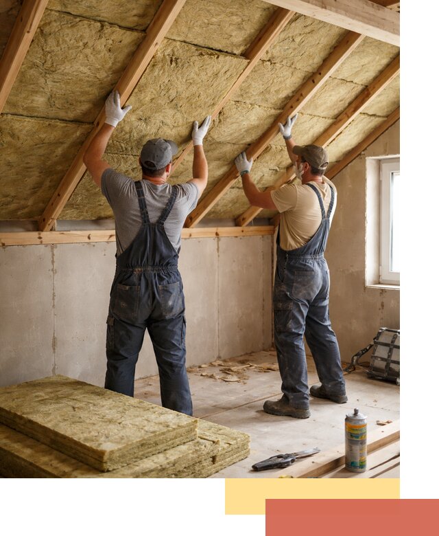 Утепление потолка минеральной ватой в Балаково