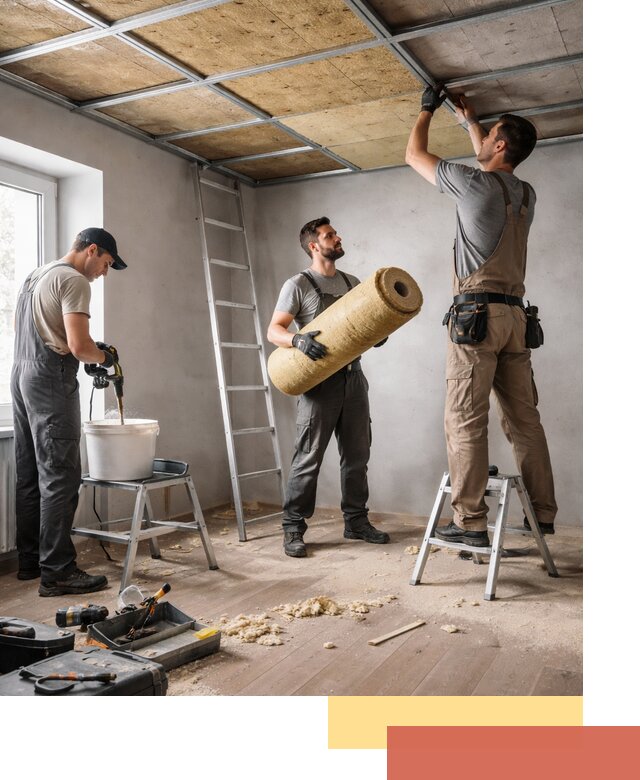 Шумоизоляция потолка в Балаково: профессиональный монтаж и отделка