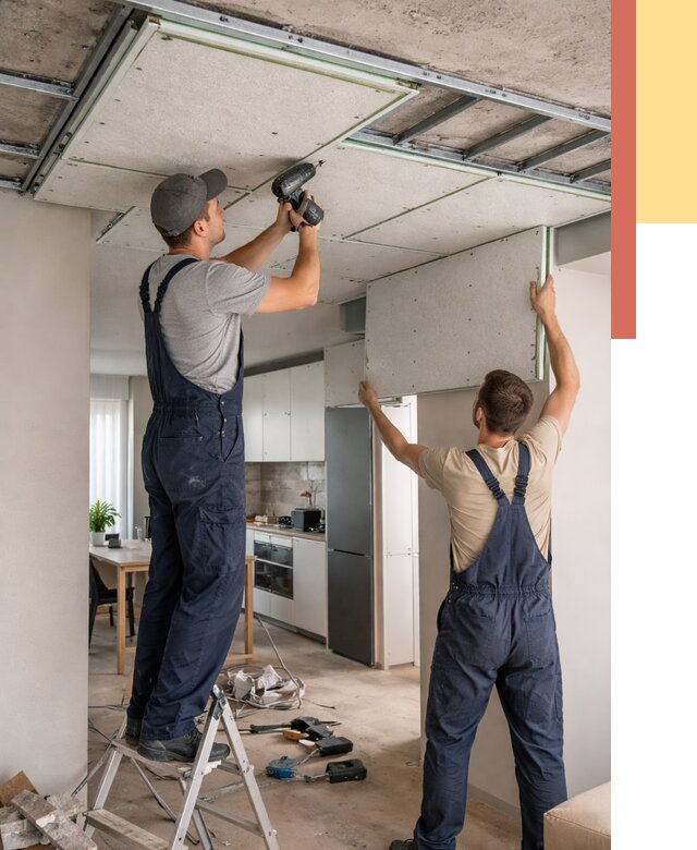 Шумоизоляция потолка панелями зипс в Балаково от 1883 руб. под ключ | ОТДЕЛОЧНИК-Блк